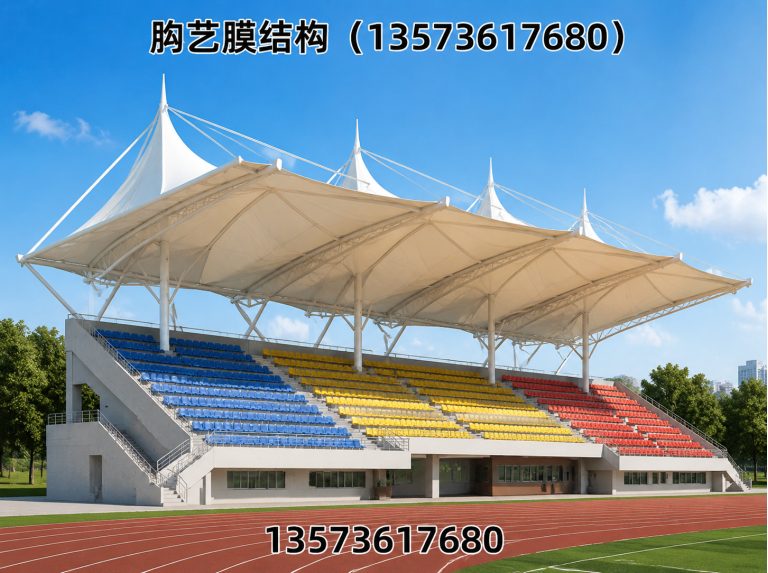 坊子区膜结构看台展示图